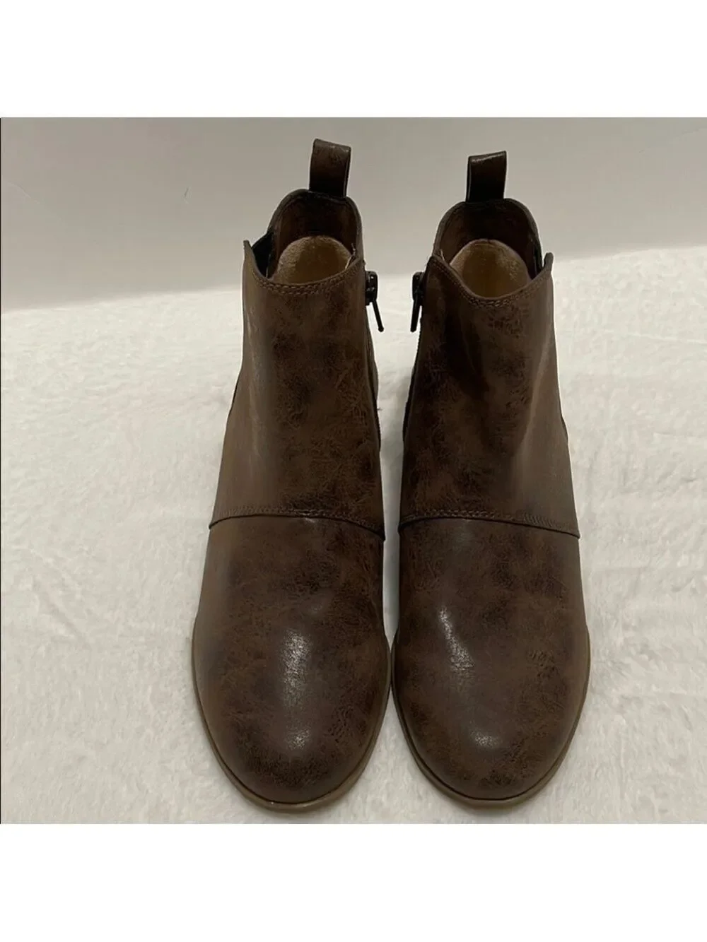 NWOB Soul Naturalizer Brown Ankle Boots Sz 8.5W